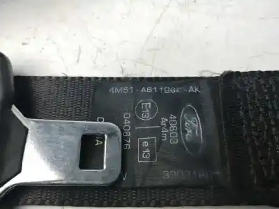 Second-hand car spare part rear left seat belt for ford kuga (cbv) 2.0 tdci cat oem iam references 4m51a611b68ak  33031802