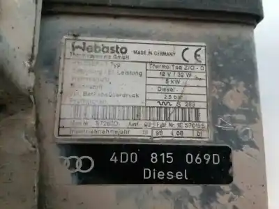 Автозапчастина б/у тепловий двигун для audi a8 (d2) 2.5 tdi посилання на oem iam 4d0815069d 87263d 