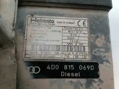 Peça sobressalente para automóvel em segunda mão motor de sofagem por audi a8 (d2) 2.5 tdi 150 cv / 110 kw referências oem iam 4d0815069d 87263d 