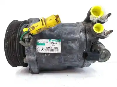 Peça sobressalente para automóvel em segunda mão compressor de ar condicionado a/a a/c por citroen c6 (td_) 2.7 hdi referências oem iam 9656572380