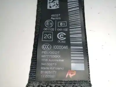 Автозапчасти б/у задний левый ремень безопасности за peugeot 308 sw ii (lc_, lj_, lr_, lx_, l4_) 1.2 thp 130 ссылки oem iam 96777230xx  