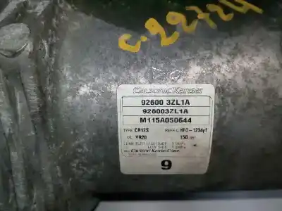 Second-hand car spare part air conditioning compressor for nissan pulsar fastback (c13) 1.2 dig-t oem iam references 926003zl1a  m115a050644