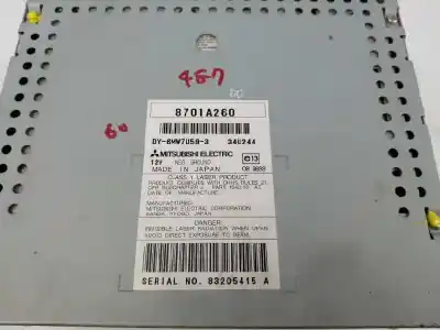 Автозапчастина б/у аудіо система / радіо cd для mitsubishi outlander (cw0) 2.0 di-d cat посилання на oem iam 8701a260  