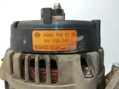 Автозапчастина б/у генератор для ssangyong actyon 2.0 td cat посилання на oem iam a6641540102  115a