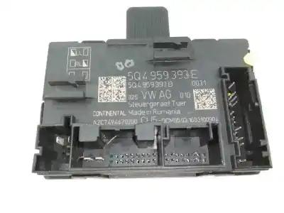 Pezzo di ricambio per auto di seconda mano MODULO ELETTRONICO per VOLKSWAGEN GOLF VII VARIANT (BV5)  Riferimenti OEM IAM 5Q4959393E  