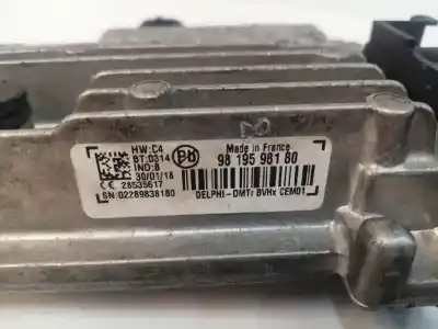 Second-hand car spare part electronic module for citroen c4 picasso 1.2 12v e-thp / puretech oem iam references 9819598180  