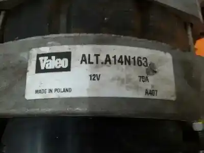 Pièce détachée automobile d'occasion alternateur pour renault b 120-35/55/65 messenger e2 fpr (modelo b 120-35) 90 kw e2 cabina individual références oem iam a14n163  75a
