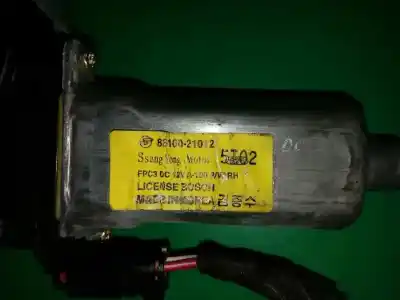 Peça sobressalente para automóvel em segunda mão elevador de vidros traseiro direito por ssangyong kyron 270 spr xdi premium 4wd referências oem iam 8810021014  