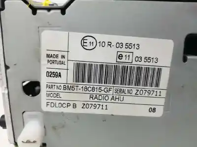 Автозапчасти б/у аудиосистема / радио cd за ford focus iii 1.6 tdci ссылки oem iam bm5t18c815gf  