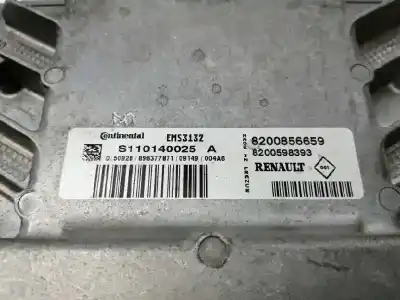 Tweedehands auto-onderdeel ecu motorcontroller voor dacia sandero 1.4 (bs0c, bs0a, bs0g, bs1f, bs0e) oem iam-referenties 8200856659 s110140025a 8200598393