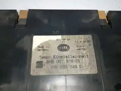 Peça sobressalente para automóvel em segunda mão comando de sofagem (chauffage / ar condicionado) por seat leon (1m1) 1.9 tdi referências oem iam 1m0820043c  5hb00797801