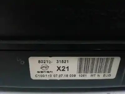Second-hand car spare part dashboard for ssangyong actyon 2.0 td cat oem iam references 8021031521  