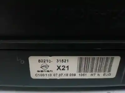 Pezzo di ricambio per auto di seconda mano pannello degli strumenti per ssangyong actyon 2.0 td cat riferimenti oem iam 8021031521  