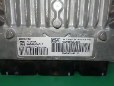 Автозапчасти б/у блок управления двигателем за citroen c4 picasso exclusive ссылки oem iam 9666095880  5ws40690bt