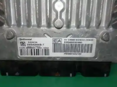 Second-hand car spare part ecu engine control for citroen c4 picasso exclusive oem iam references 9666095880  5ws40690bt