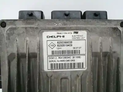 Автозапчастина б/у ебу контролер двигуна для nissan note (e11, ne11) 1.5 dci посилання на oem iam 8200399038  8200619409