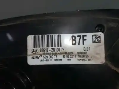 Peça sobressalente para automóvel em segunda mão espelho retrovisor esquerdo por hyundai i30 (fd) 1.4 referências oem iam   5 cables