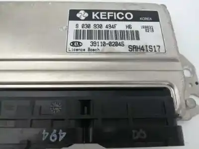 Second-hand car spare part ecu engine control for kia picanto i (sa) 1.1 oem iam references 3911002045  9030930494f