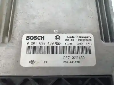 Peça sobressalente para automóvel em segunda mão centralina de motor uce por renault clio iv 1.5 dci diesel fap referências oem iam 237102213r  0281030439