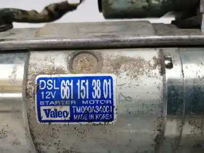 Second-hand car spare part starter motor for ssangyong actyon 2.0 td cat oem iam references 6611513801  tm000a34001