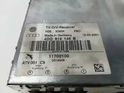 Автозапчасти б/у аудиосистема / радио cd за audi a8 (d2) 4.2 v8 40v ссылки oem iam 4d0919146b  