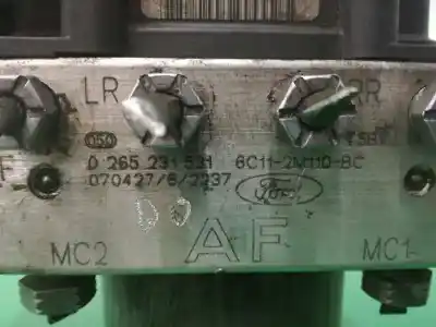 Peça sobressalente para automóvel em segunda mão abs por ford transit combi ´06 ft 260 corto referências oem iam 6c112m110bc  0265231531