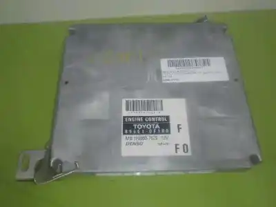 Second-hand car spare part ecu engine control for toyota corolla verso (r1) 2.2 d-4d sol oem iam references 896610f100