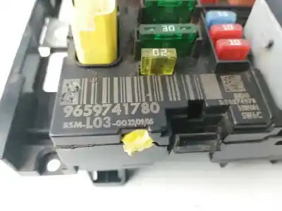 Second-hand car spare part fuse box unit for citroen c2 (jm_) 1.4 hdi oem iam references 9659741780  