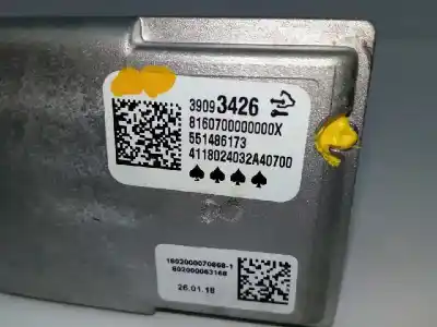 Автозапчастина б/у електронний модуль для opel astra k lim. 5türig 1.6 cdti dpf посилання на oem iam 39093426 551486173 