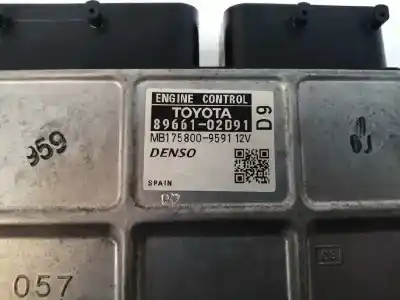 Second-hand car spare part ecu engine control for toyota auris (_e15_) 2.0 d-4d (ade150_) oem iam references 8966102d91  mb1758009591