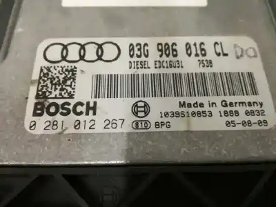 Second-hand car spare part ecu engine control for audi a4 avant (8e) 2.0 tdi oem iam references 03g906016cl  0281012267