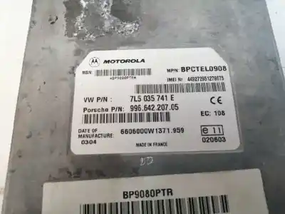 Peça sobressalente para automóvel em segunda mão módulo eletrônico por porsche cayenne (typ 9pa) 4.5 v8 cat referências oem iam 7l5035741e  