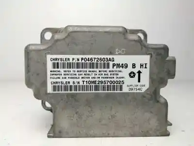 Pezzo di ricambio per auto di seconda mano centralina airbag per dodge caliber 2.0 16v crd cat riferimenti oem iam 04672603ag