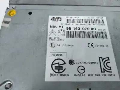 Автозапчастина б/у gps навігаційна система для citroen c4 cactus 1.2 vti 82 посилання на oem iam 9816307080  