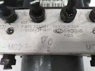 Peça sobressalente para automóvel em segunda mão abs por kia cee´d 1.4 cat referências oem iam 589201h300  0265231851