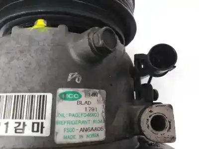 Second-hand car spare part air conditioning compressor for kia cee´d 1.4 cat oem iam references an6aa05 f500 vs16n