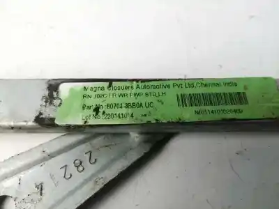 Second-hand car spare part driver left window regulator for nissan note (e12) 1.2 oem iam references 807013bb0a  827311hb1a