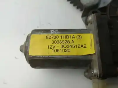 Second-hand car spare part passenger side right window regulator for nissan note (e12) 1.2 oem iam references 807003bb0a  827301hb1a