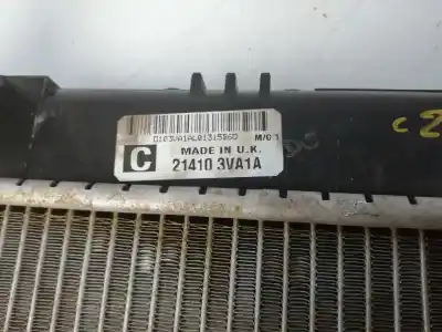 Second-hand car spare part water radiator for nissan note (e12) 1.2 oem iam references 214103va1a  