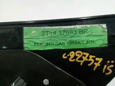 Peça sobressalente para automóvel em segunda mão espelho retrovisor esquerdo por ford transit connect (tc7) 1.8 tdci cat referências oem iam 2t1417683bp  