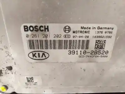 Second-hand car spare part ecu engine control for kia cee´d 1.4 cat oem iam references 391102b520  0261201202