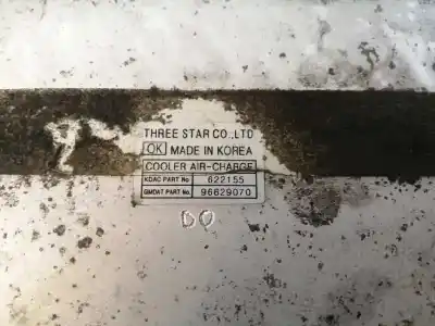 Peça sobressalente para automóvel em segunda mão intercooler por chevrolet captiva 2.0 diesel cat referências oem iam 96629070  622155