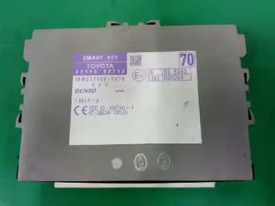 Peça sobressalente para automóvel em segunda mão módulo eletrônico por toyota auris hybrid active referências oem iam 8999002140