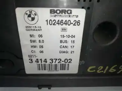 Peça sobressalente para automóvel em segunda mão quadrante por bmw x3 (e83) 2.0 d referências oem iam 62113414372  
