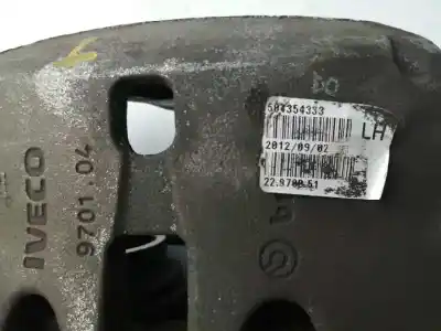 Second-hand car spare part front left brake caliper for iveco daily pr 2.3 diesel cat oem iam references 504354333  