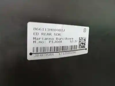 Peça sobressalente para automóvel em segunda mão para choques traseiro por kia cee´d 1.4 cat referências oem iam 866101h000  