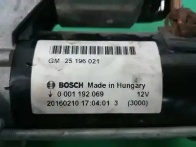 Peça sobressalente para automóvel em segunda mão motor de arranque por opel corsa e selective referências oem iam 25196021  0001192069