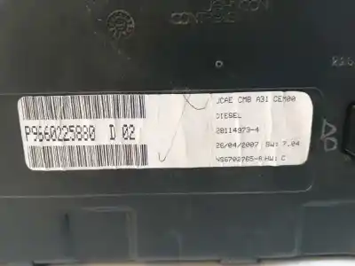 Second-hand car spare part dashboard for citroen c2 collection oem iam references 9660225880  