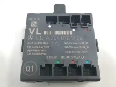 Tweedehands auto-onderdeel COMFORTMODULE voor MERCEDES-BENZ CLASE C (W204) BERLINA  OEM IAM-referenties A2048701726  