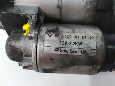 Second-hand car spare part starter motor for ssangyong rodius 2.7 turbodiesel cat oem iam references 6611514101  